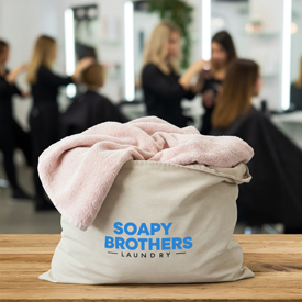 Soapy Brothers Laundry Bag With Towels