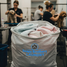 Soapy Brothers Dog Grooming Towel Laundry Service